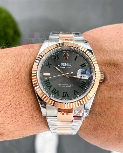 rolex wimbledon rose gold oyster|Rolex 126331 price list.